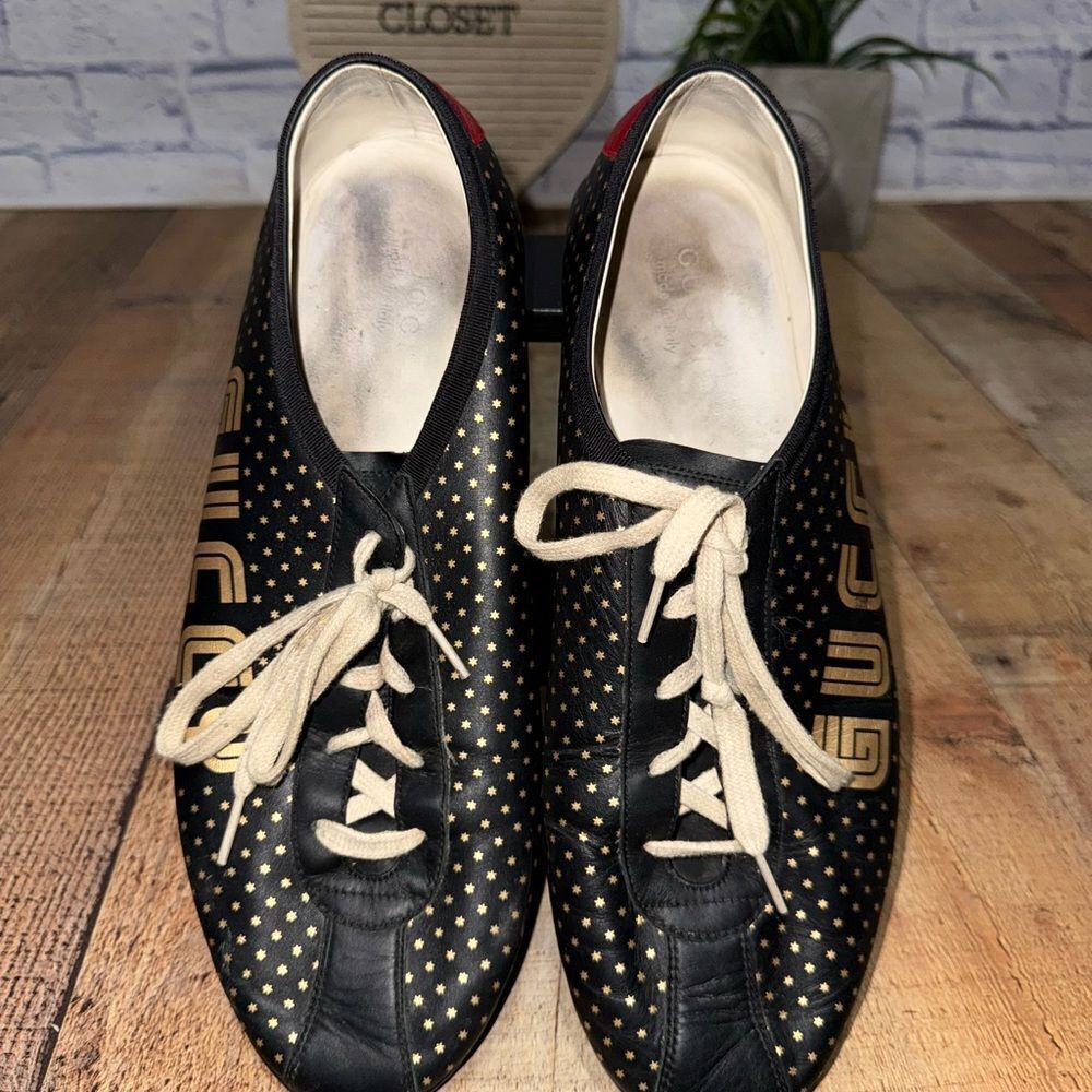 GUCCI x SEGA Falacer sneaker black leather Size 13 519723
Pre owned condition - Picture 14 of 16